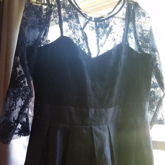 Beautiful Navy Blue Dress - Picture 2 of 4